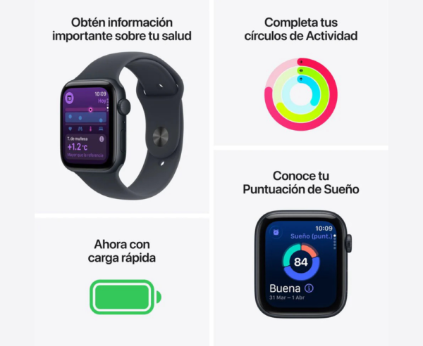 watchSE espec Apple Watch SE